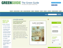 Tablet Screenshot of greenguide.co.uk